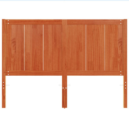 Hoofdbord 150 Cm Massief Grenenhout Wasbruin