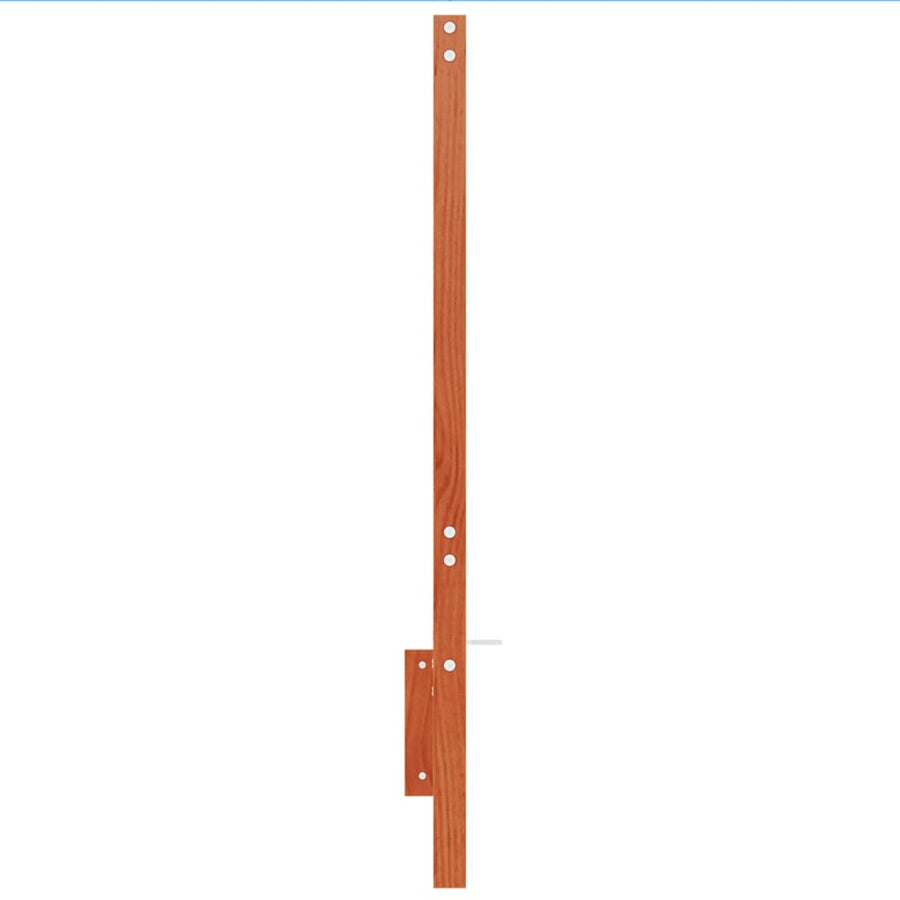 Hoofdbord 150 Cm Massief Grenenhout Wasbruin