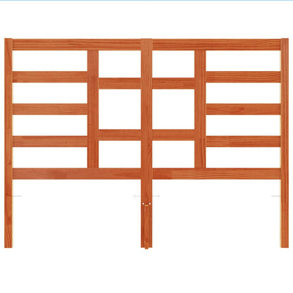 Hoofdbord 135 Cm Massief Grenenhout Wasbruin