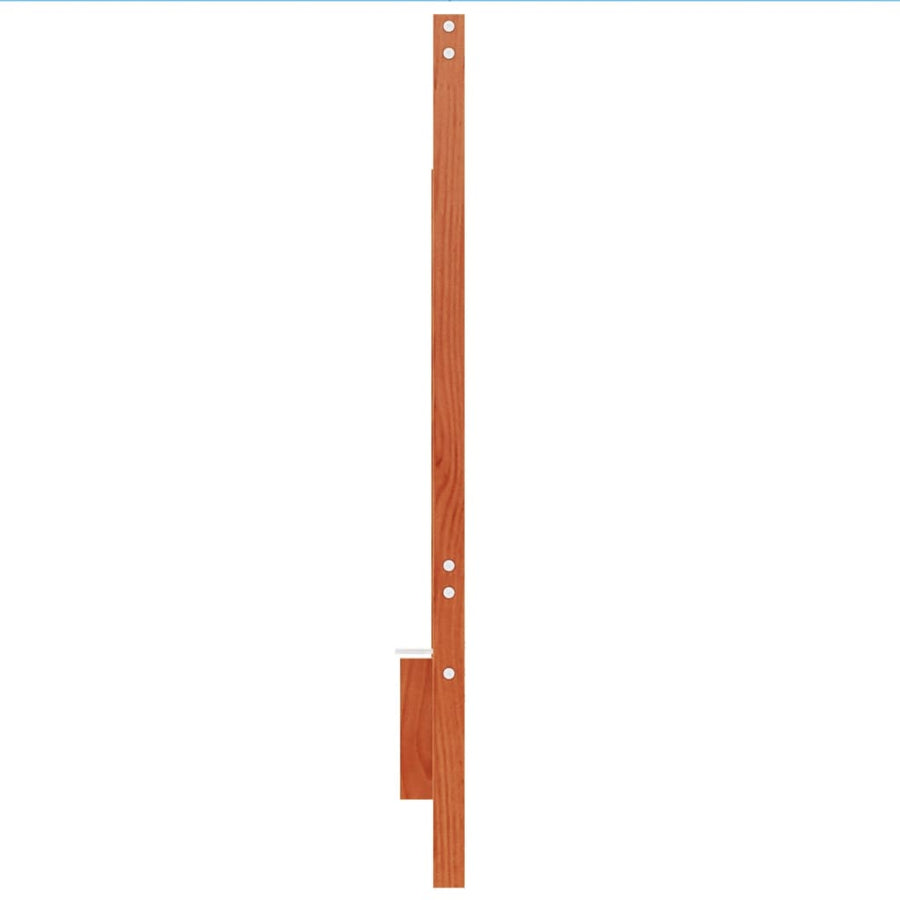 Hoofdbord 135 Cm Massief Grenenhout Wasbruin