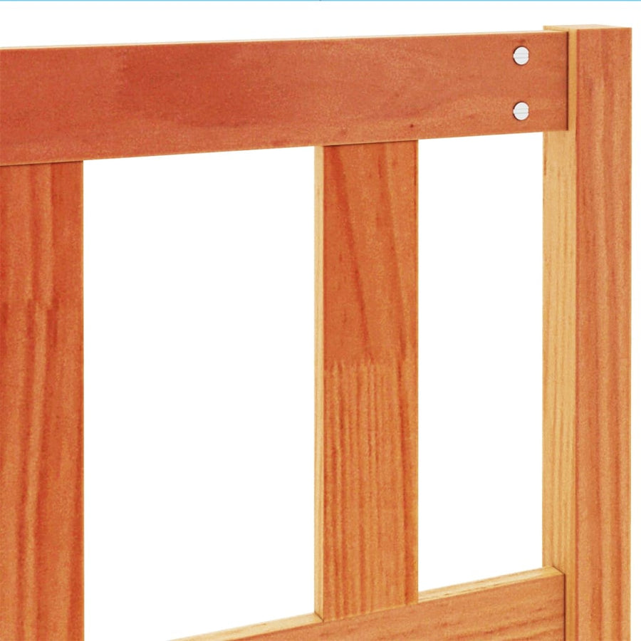 Hoofdbord 150 Cm Massief Grenenhout Wasbruin