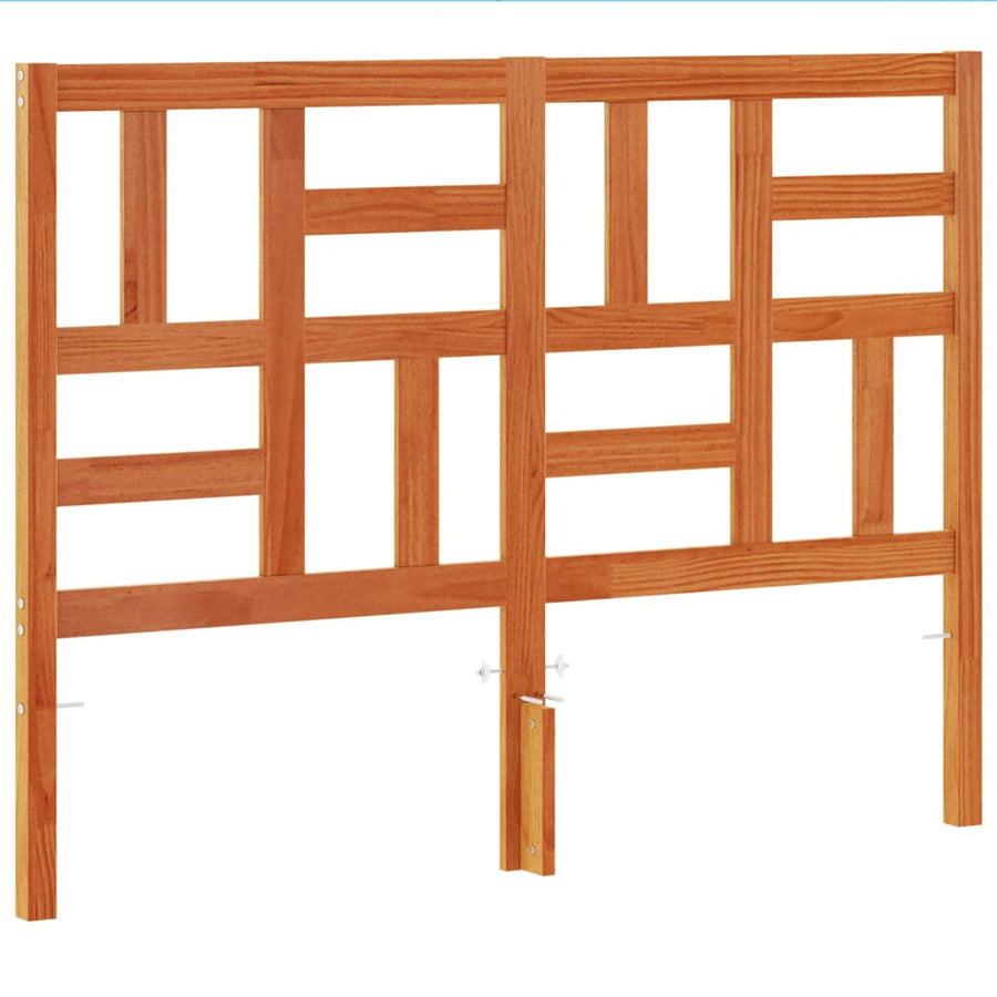 Hoofdbord 180 Cm Massief Grenenhout Wasbruin