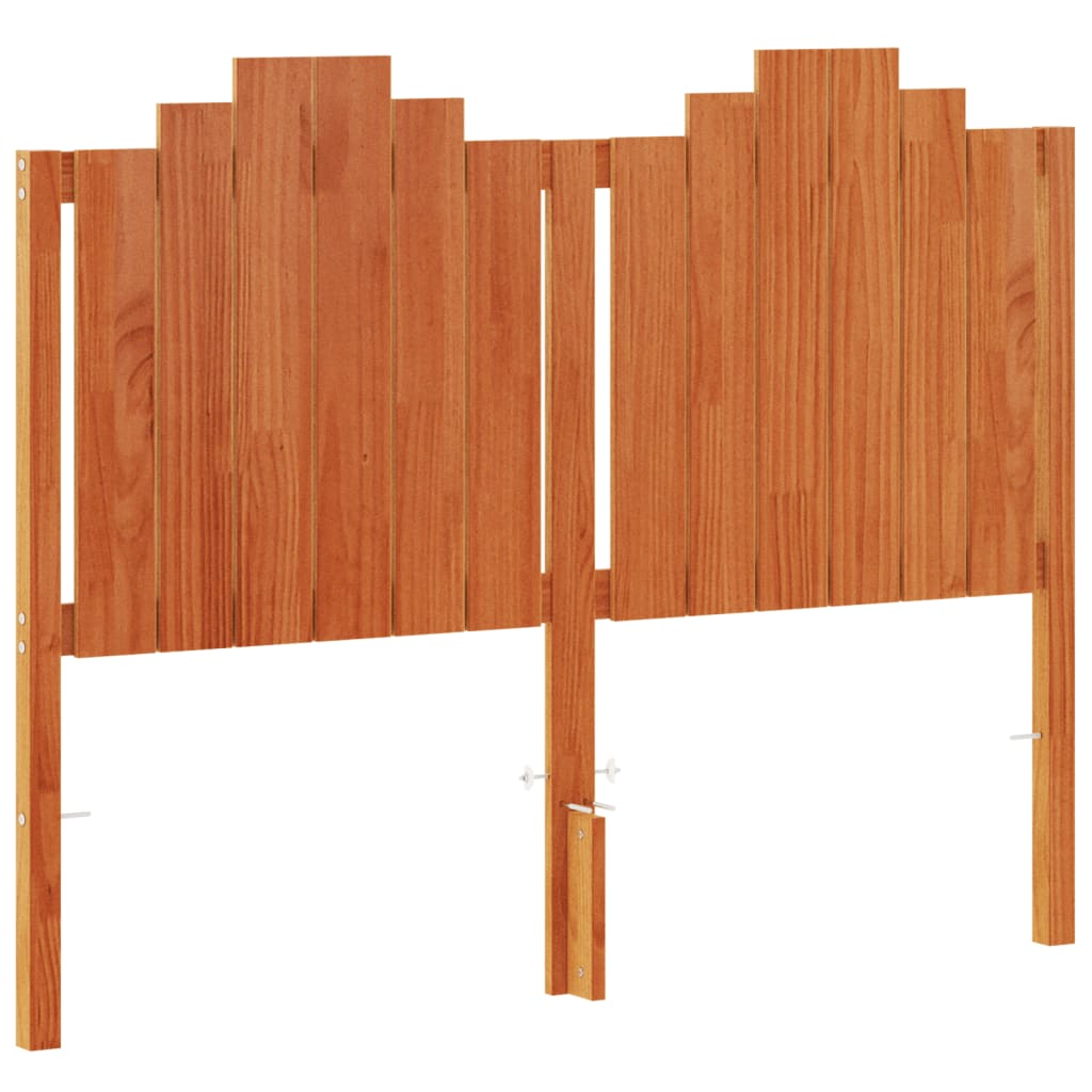Hoofdbord 135 Cm Massief Grenenhout Wasbruin
