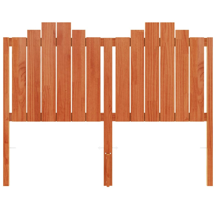 Hoofdbord 135 Cm Massief Grenenhout Wasbruin