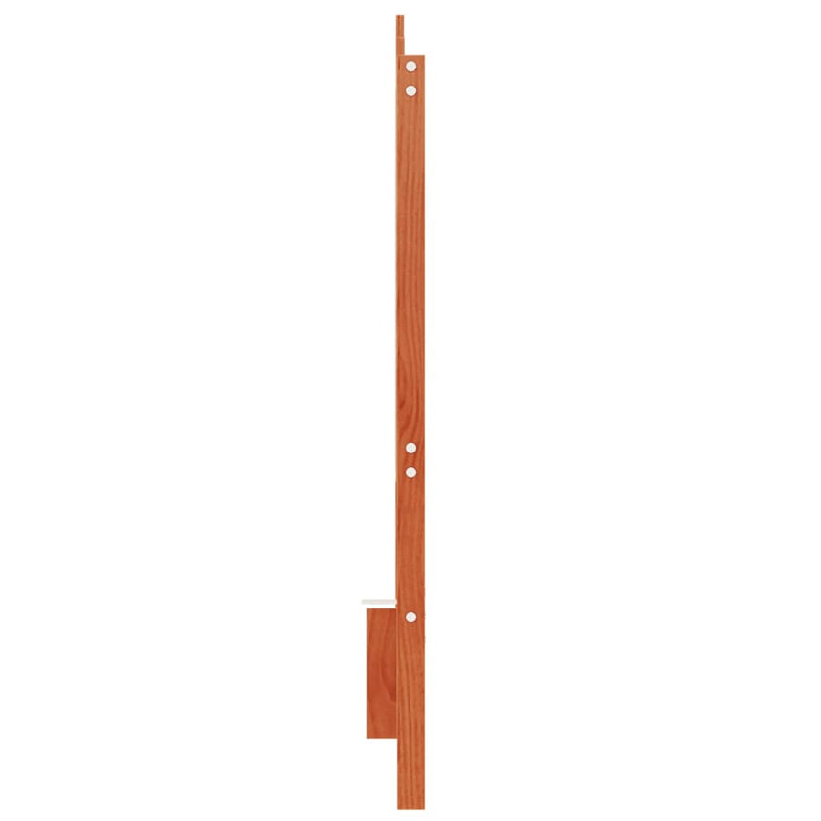 Hoofdbord 135 Cm Massief Grenenhout Wasbruin