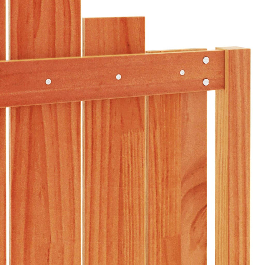 Hoofdbord 135 Cm Massief Grenenhout Wasbruin