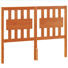 Hoofdbord 135 Cm Massief Grenenhout Wasbruin