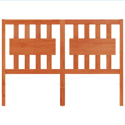 Hoofdbord 135 Cm Massief Grenenhout Wasbruin