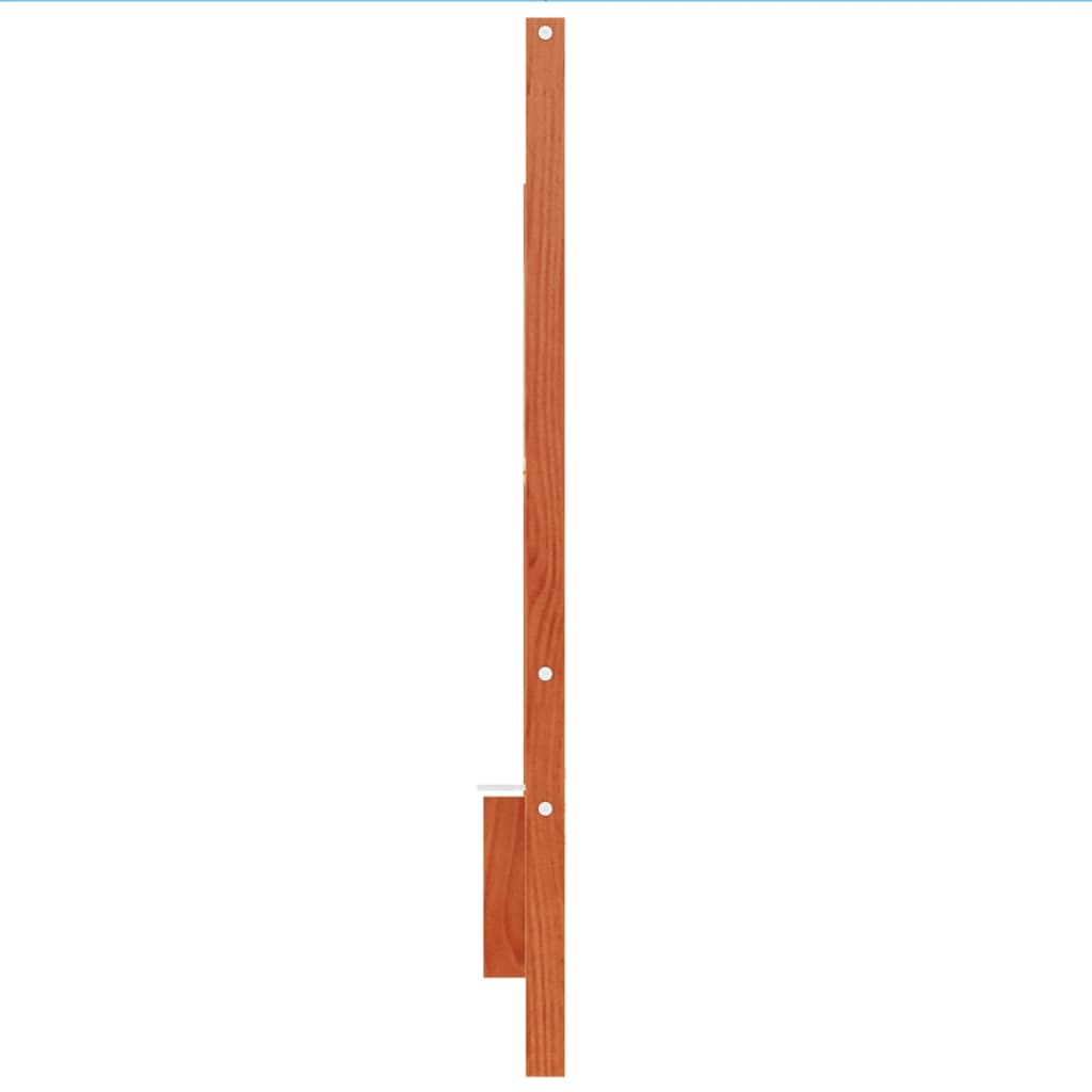 Hoofdbord 135 Cm Massief Grenenhout Wasbruin