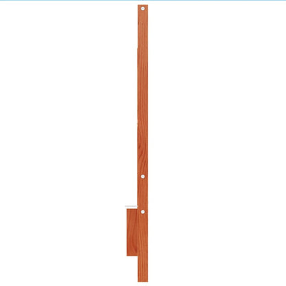 Hoofdbord 135 Cm Massief Grenenhout Wasbruin