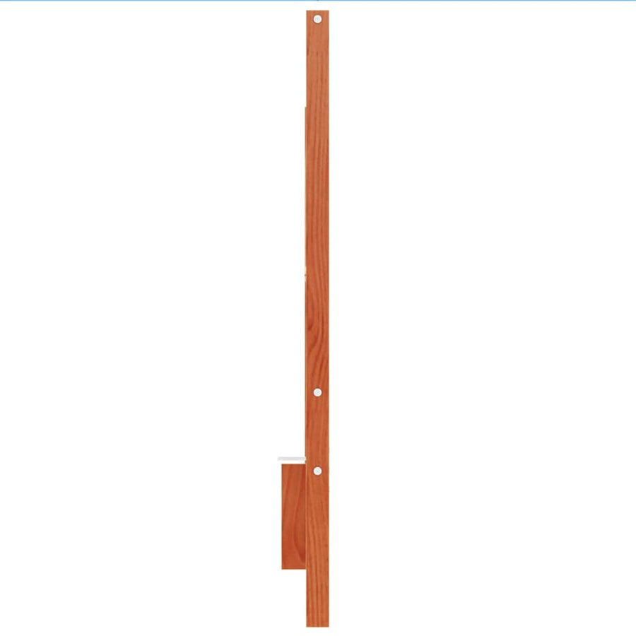 Hoofdbord 135 Cm Massief Grenenhout Wasbruin