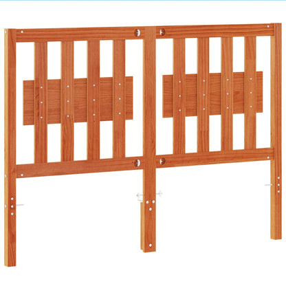 Hoofdbord 135 Cm Massief Grenenhout Wasbruin