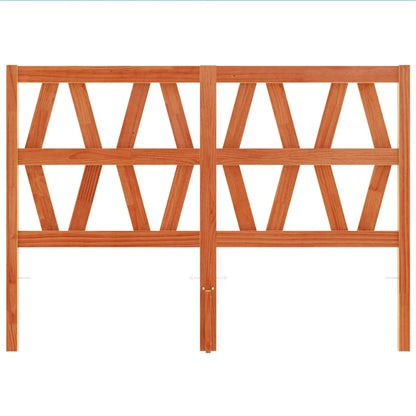 Hoofdbord 135 Cm Massief Grenenhout Wasbruin