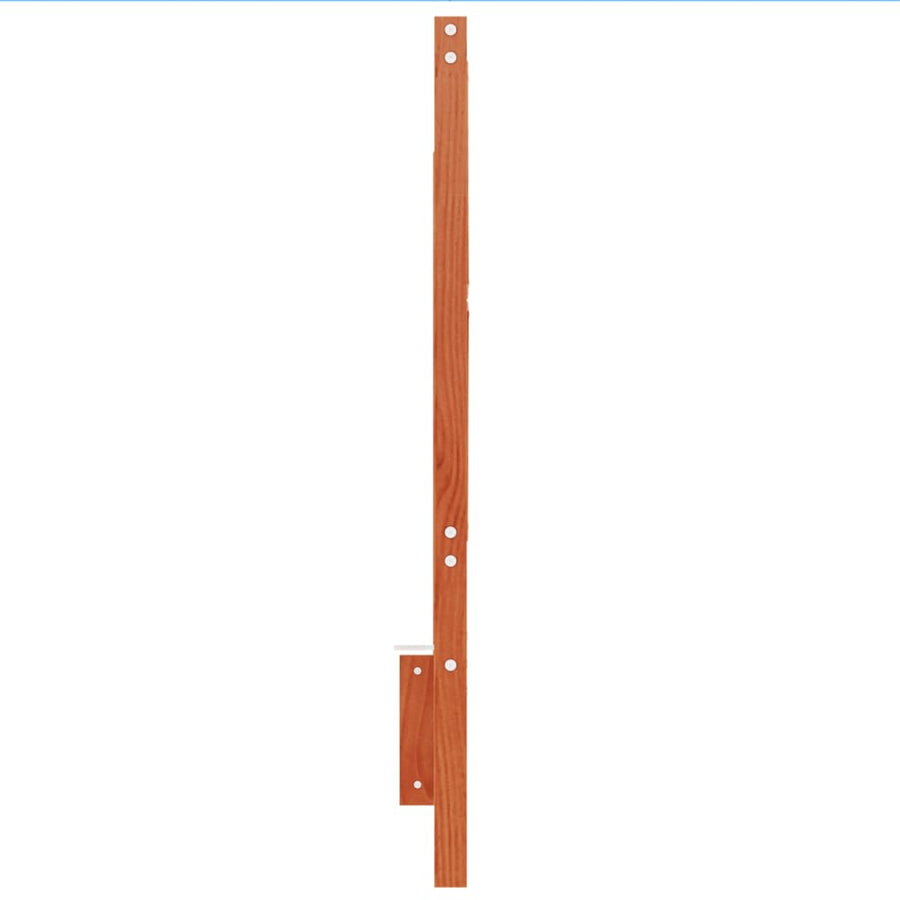 Hoofdbord 135 Cm Massief Grenenhout Wasbruin