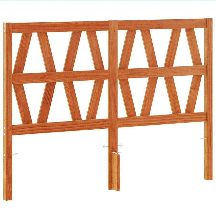 Hoofdbord 160 Cm Massief Grenenhout Wasbruin