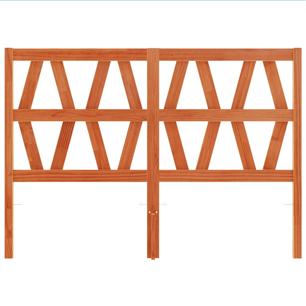 Hoofdbord 160 Cm Massief Grenenhout Wasbruin
