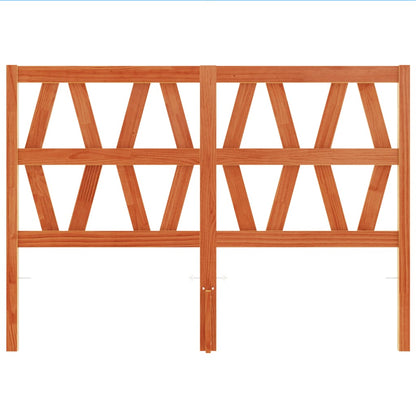 Hoofdbord 160 Cm Massief Grenenhout Wasbruin