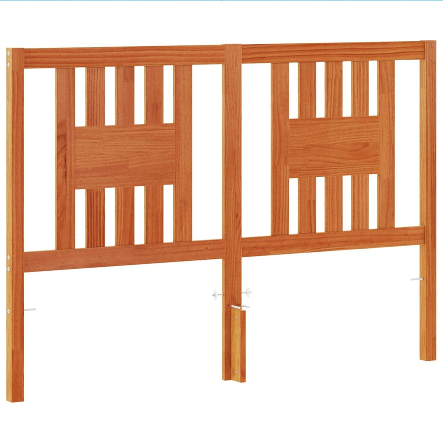 Hoofdbord 140 Cm Massief Grenenhout Wasbruin