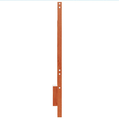 Hoofdbord 140 Cm Massief Grenenhout Wasbruin