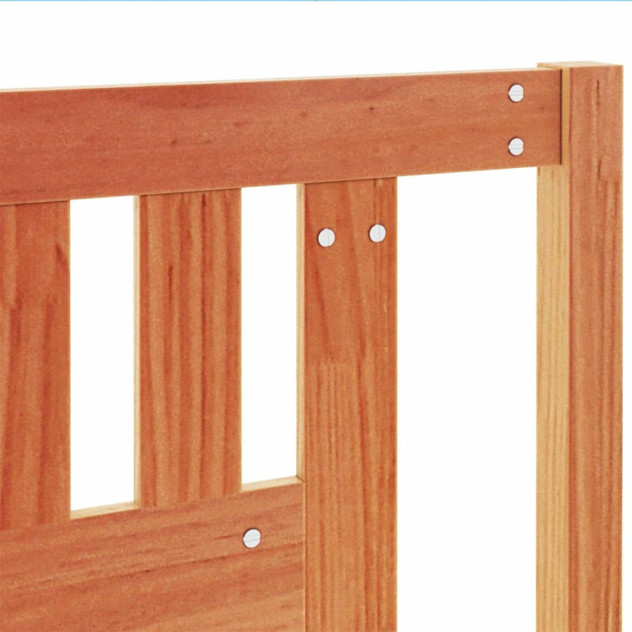 Hoofdbord 140 Cm Massief Grenenhout Wasbruin