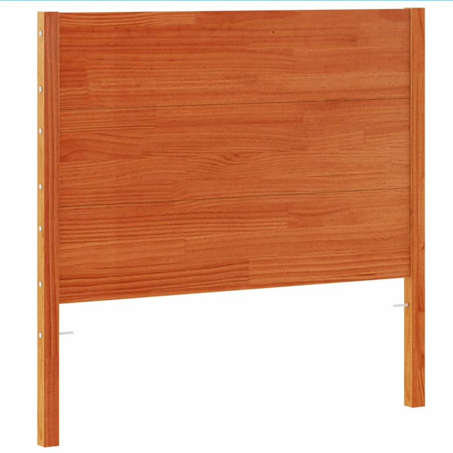 Hoofdbord 100 Cm Massief Grenenhout Wasbruin