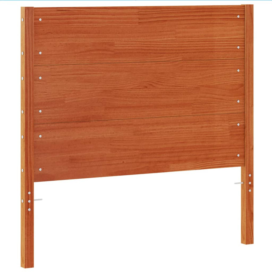 Hoofdbord 100 Cm Massief Grenenhout Wasbruin
