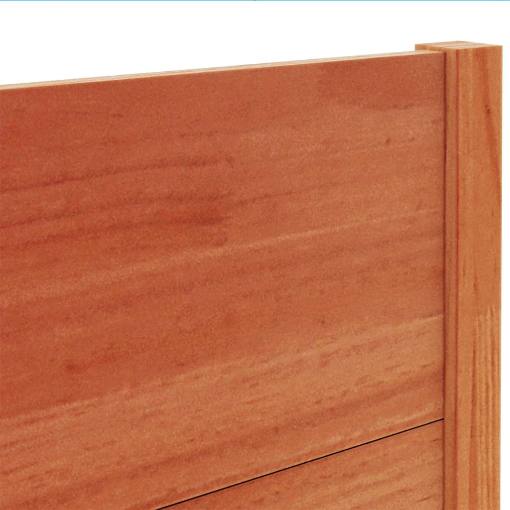 Hoofdbord 100 Cm Massief Grenenhout Wasbruin