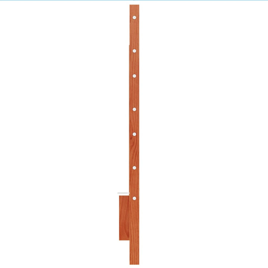 Hoofdbord 135 Cm Massief Grenenhout Wasbruin