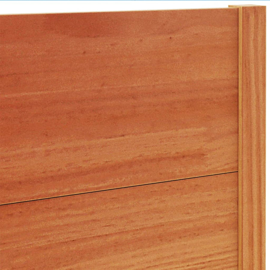 Hoofdbord 135 Cm Massief Grenenhout Wasbruin