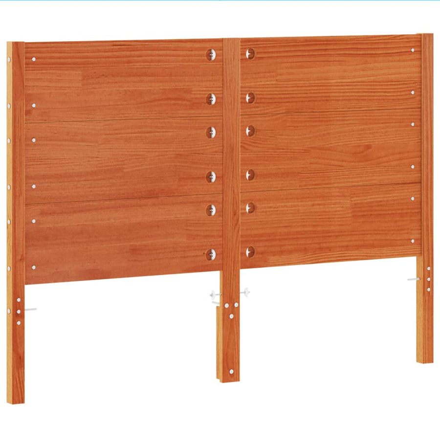 Hoofdbord 160 Cm Massief Grenenhout Wasbruin