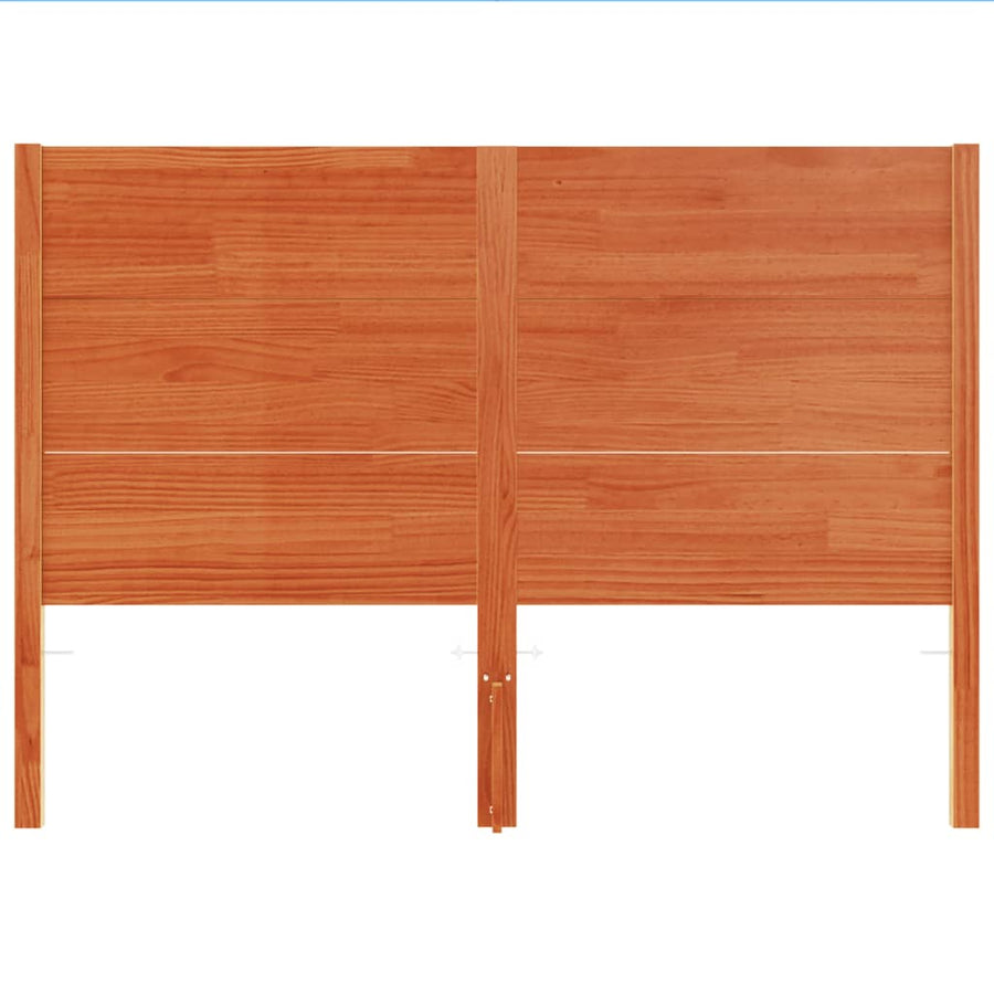 Hoofdbord 180 Cm Massief Grenenhout Wasbruin