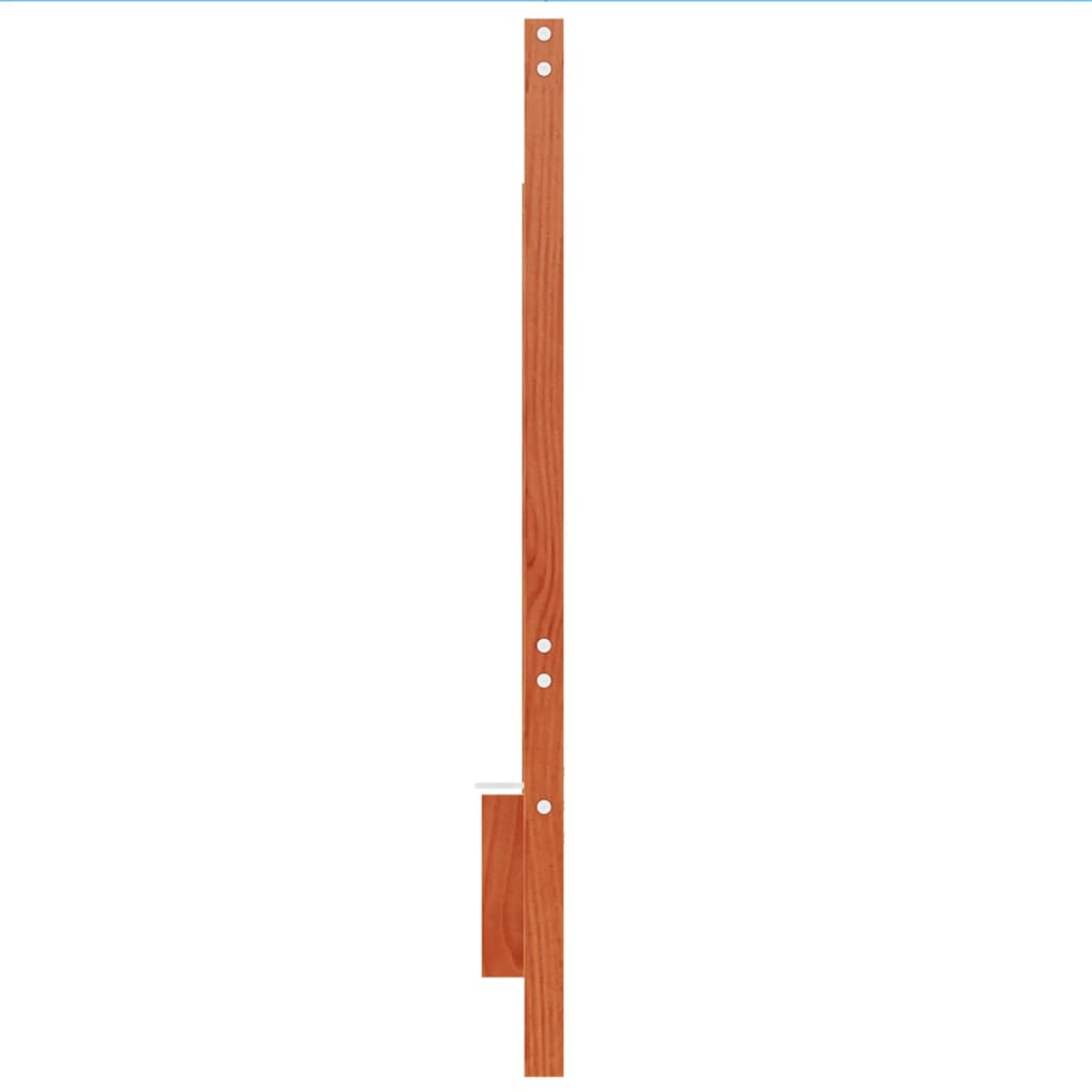 Hoofdbord 135 Cm Massief Grenenhout Wasbruin