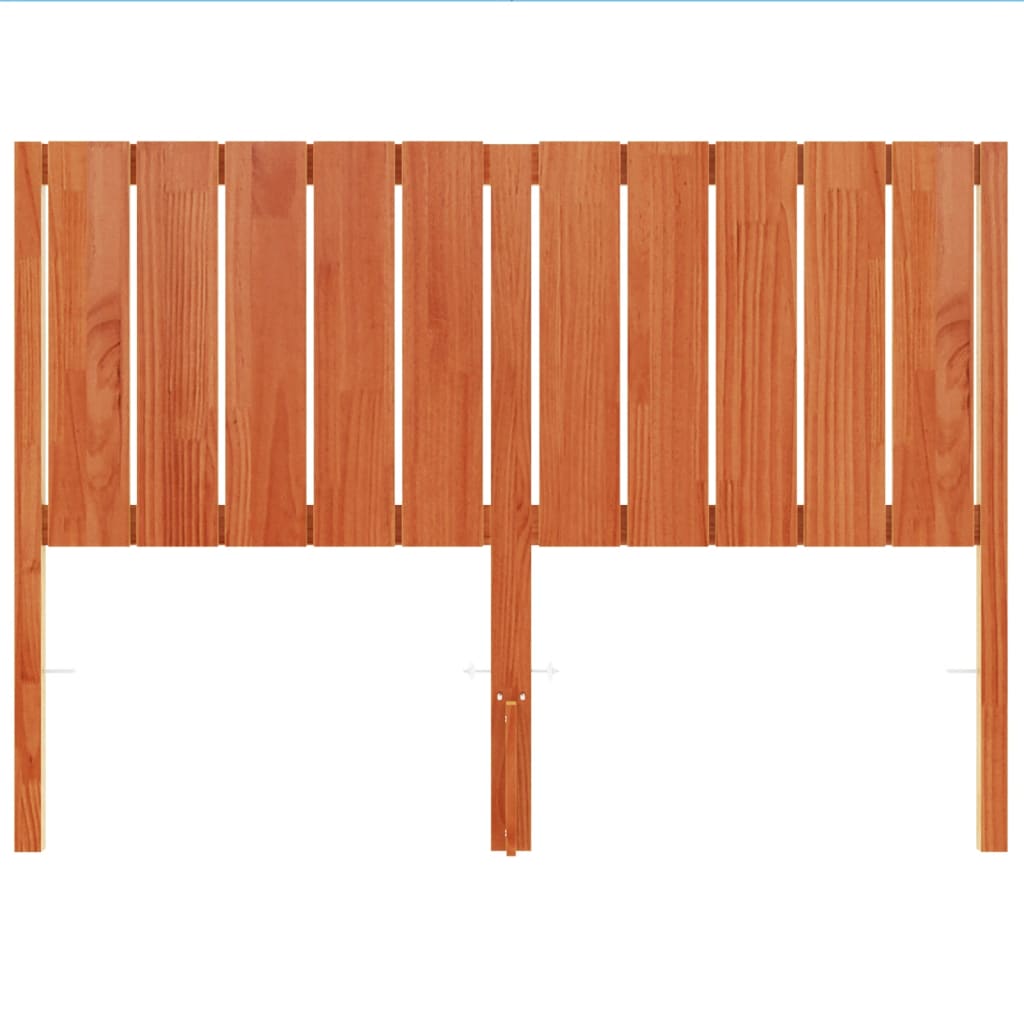 Hoofdbord 135 Cm Massief Grenenhout Wasbruin
