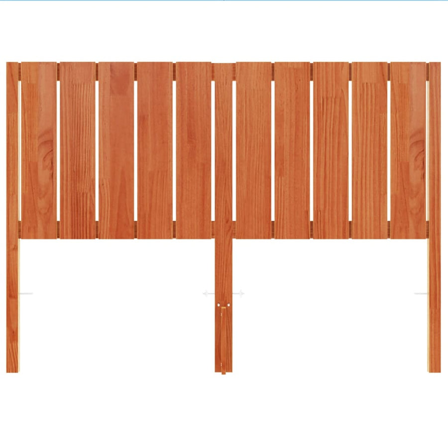 Hoofdbord 135 Cm Massief Grenenhout Wasbruin