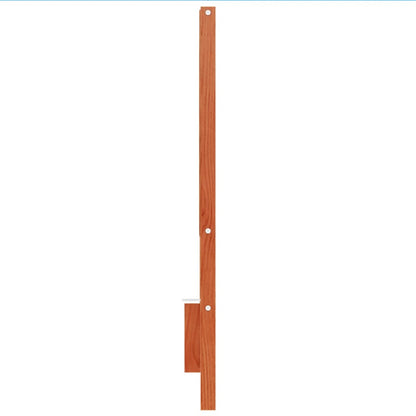 Hoofdbord 135 Cm Massief Grenenhout Wasbruin