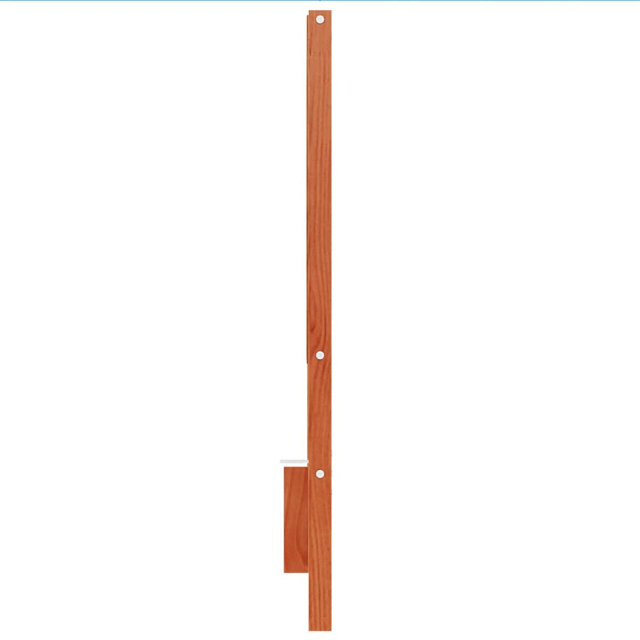 Hoofdbord 135 Cm Massief Grenenhout Wasbruin