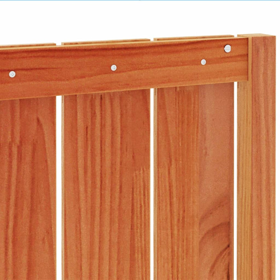 Hoofdbord 135 Cm Massief Grenenhout Wasbruin