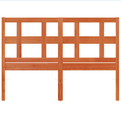 Hoofdbord 135 Cm Massief Grenenhout Wasbruin