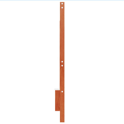 Hoofdbord 135 Cm Massief Grenenhout Wasbruin
