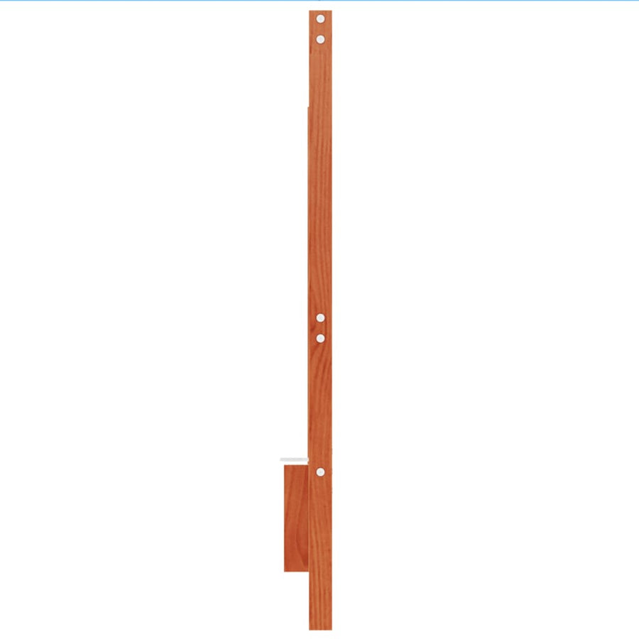 Hoofdbord 135 Cm Massief Grenenhout Wasbruin