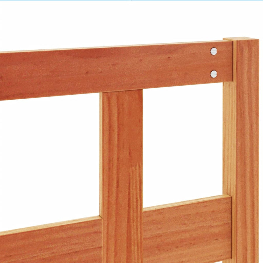 Hoofdbord 135 Cm Massief Grenenhout Wasbruin