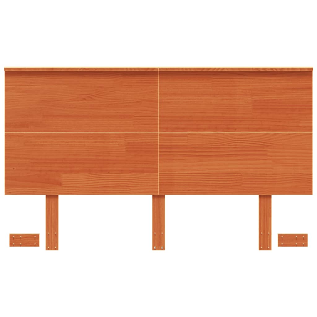 Hoofdbord 120 Cm Massief Grenenhout Wasbruin