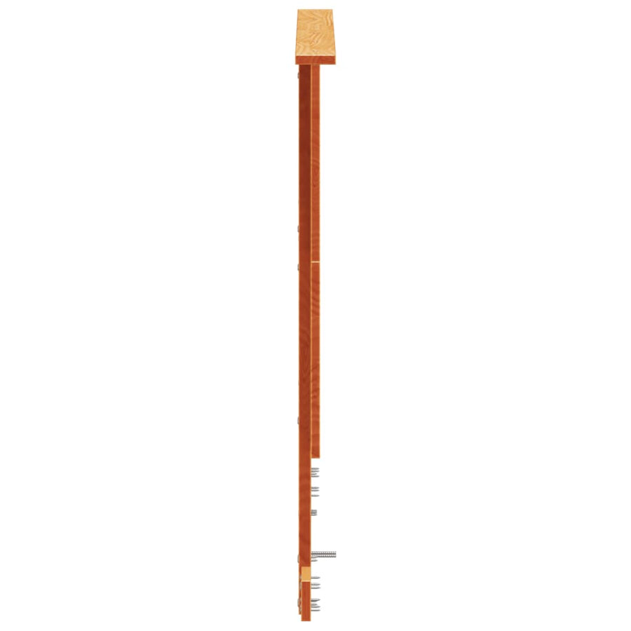 Hoofdbord 120 Cm Massief Grenenhout Wasbruin