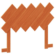 Hoofdbord 100 cm massief grenenhout wasbruin