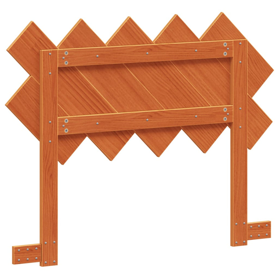 Hoofdbord 100 Cm Massief Grenenhout Wasbruin