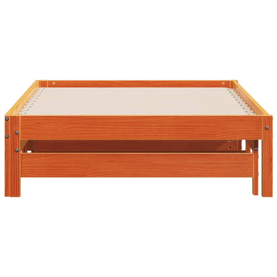 Slaapbank Met Onderschuifbed 90X190 Cm Massief Grenenhout
