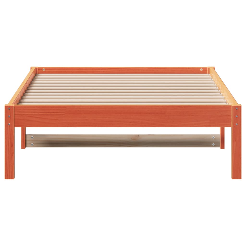 Slaapbank 90X200 Cm Massief Grenenhout Wasbruin