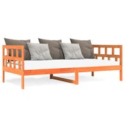 Slaapbank 80x200 cm massief grenenhout wasbruin