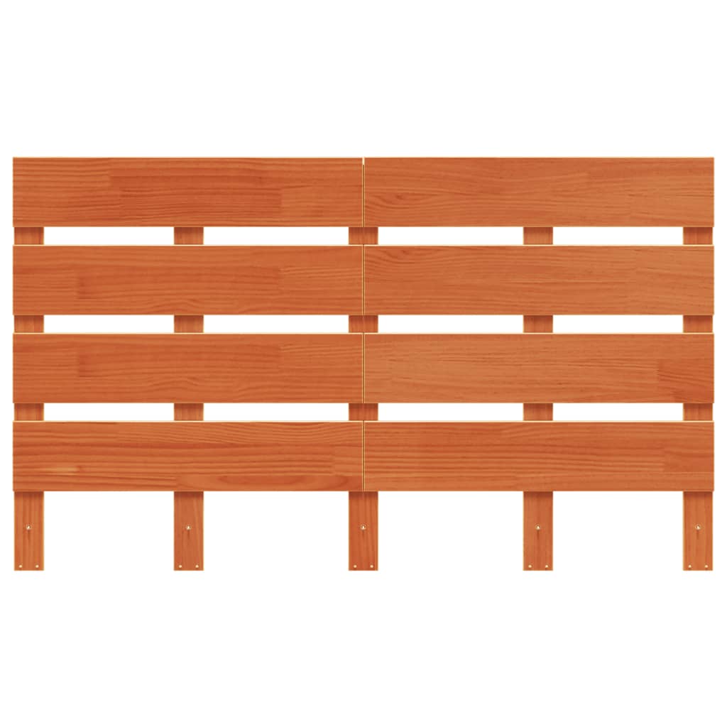 Hoofdbord 120 Cm Massief Grenenhout Wasbruin