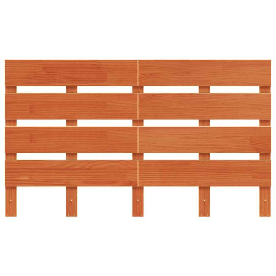 Hoofdbord 120 Cm Massief Grenenhout Wasbruin